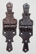 M114 - Fancy Iron Trunk Hinges