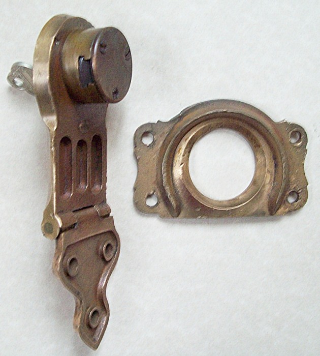 L101 - Antique Brass 1898 Eagle Lock & Key - SOLD 07/2023