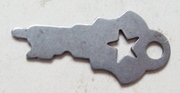 L111 - Star Trunk Lock Key
