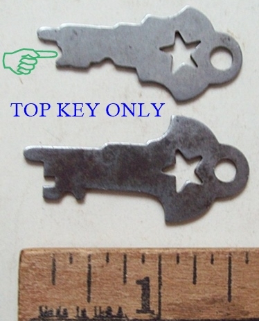 L111 - Star Trunk Lock Key