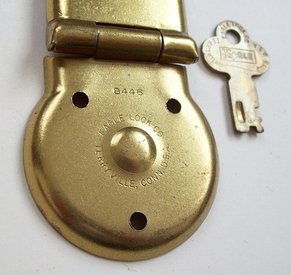 L121 - Brass Eagle Trunk Lock & Key - $74.00 : Zen Cart!, The Art of  E-commerce