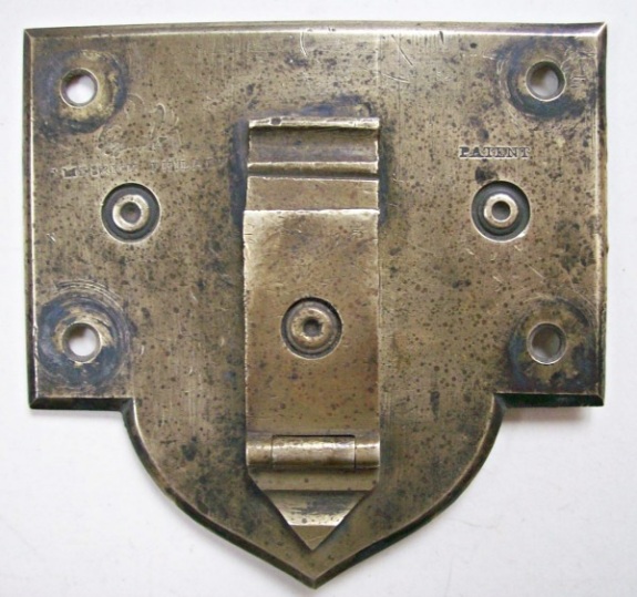 L115 - Brass Mid 1800's Lock Plate