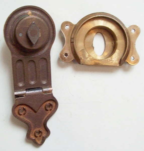 Trunk Lock Brass Plate G-1-BP