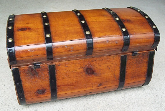 T103 - Jenny Lind Stagecoach Trunk 1860's - SOLD 06/2023