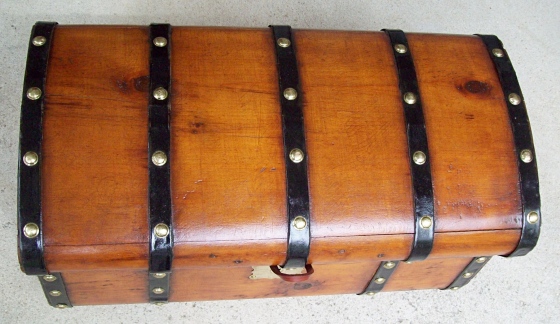 T103 - Jenny Lind Stagecoach Trunk 1860's - SOLD 06/2023