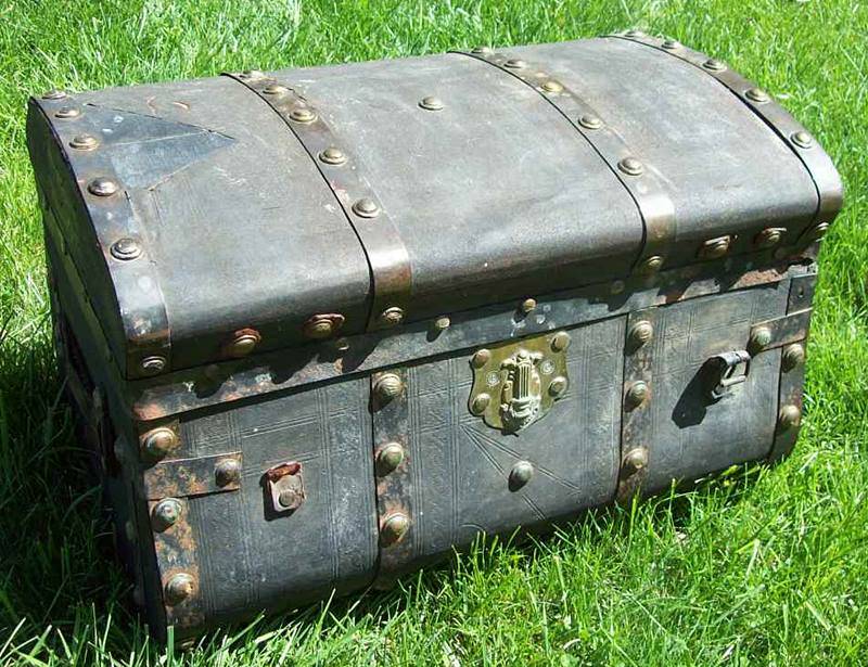 T106 - Jenny Lind, Stagecoach Trunk, Ca. 1860 - SOLD 05/2022 - Click Image to Close