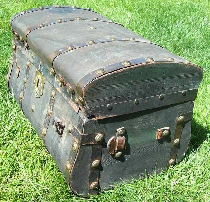 T106 - Jenny Lind, Stagecoach Trunk, Ca. 1860 - SOLD 05/2022
