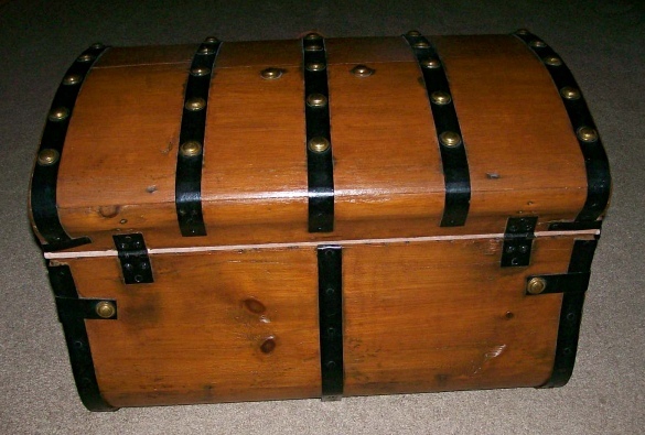 T106 - Jenny Lind, Stagecoach Trunk, Ca. 1860 - SOLD 03/2023 - Click Image to Close