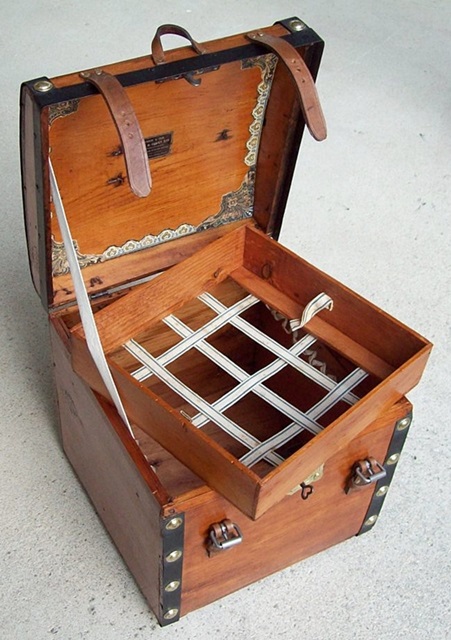 T110 - Civil War Period Hand Trunk - SOLD 07/2019 - Click Image to Close