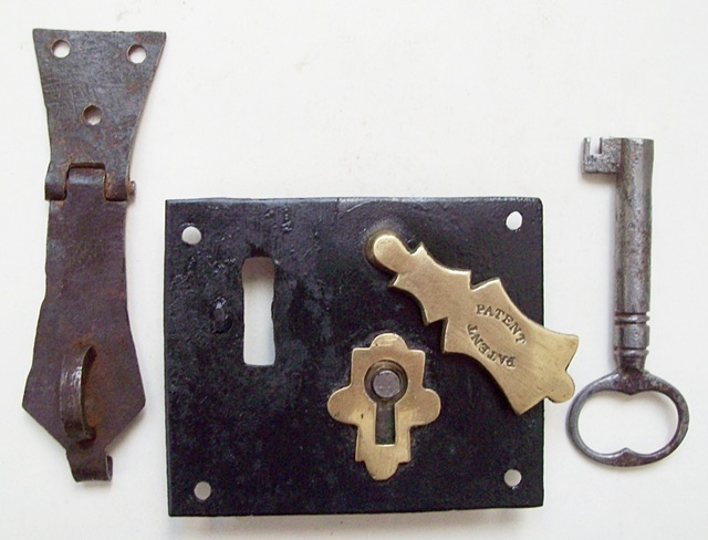 T121 - 1800's Trunk Lock & Key - SOLD 08/2021