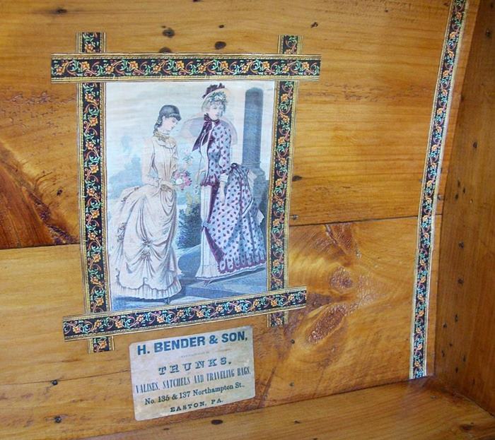 T125 - 1880's Half or Hat Trunk - SOLD 02/2020